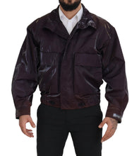 Load image into Gallery viewer, Dolce &amp; Gabbana Elegant Purple Biker Jacket
