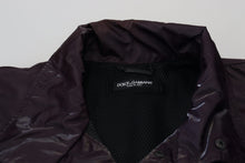 Load image into Gallery viewer, Dolce &amp; Gabbana Elegant Purple Biker Jacket

