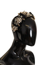 Load image into Gallery viewer, Dolce &amp; Gabbana Embroidered Silk Crystal Tiara
