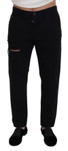 Load image into Gallery viewer, Dolce &amp; Gabbana Elegant Black Loose Fit Italian Jeans
