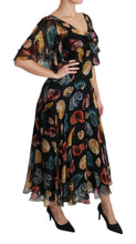 Load image into Gallery viewer, Dolce &amp; Gabbana Elegant Sea Shells Print Silk Midi Dress
