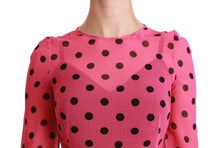 Load image into Gallery viewer, Dolce &amp; Gabbana Elegant Polka Dot A-Line Knee Length Dress
