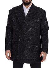 Load image into Gallery viewer, Dolce &amp; Gabbana Sleek Patterned Wool Double Breasted Jacket
