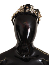 Load image into Gallery viewer, Dolce &amp; Gabbana Elegant Crystal Embellished Silk Diadem
