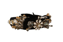 Load image into Gallery viewer, Dolce &amp; Gabbana Elegant Crystal Embellished Silk Diadem
