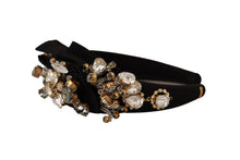 Load image into Gallery viewer, Dolce &amp; Gabbana Elegant Crystal Embellished Silk Diadem
