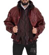 Load image into Gallery viewer, Dolce &amp; Gabbana Elegant Bordeaux Full Zip Hooded Jacket
