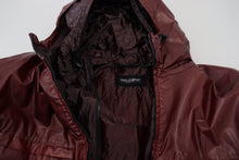 Load image into Gallery viewer, Dolce &amp; Gabbana Elegant Bordeaux Full Zip Hooded Jacket
