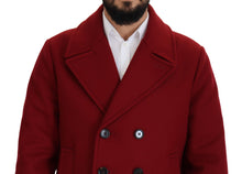 Load image into Gallery viewer, Dolce &amp; Gabbana Elegant Red Double Breasted Wool Jacket
