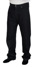 Load image into Gallery viewer, Dolce &amp; Gabbana Black Washed Cotton Men Casual Denim Jeans
