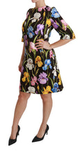 Load image into Gallery viewer, Dolce &amp; Gabbana Floral Brocade Shift Mini Dress
