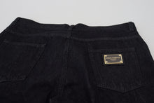 Load image into Gallery viewer, Dolce &amp; Gabbana Black Washed Cotton Men Casual Denim Jeans
