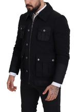 Load image into Gallery viewer, Dolce &amp; Gabbana Elegant Full Zip Black Wool Blend Jacket
