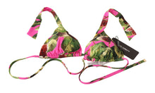 Load image into Gallery viewer, Dolce &amp; Gabbana Chic Floral Bikini Top
