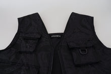 Load image into Gallery viewer, Dolce &amp; Gabbana Elegant Sleeveless Vest Jacket in Black
