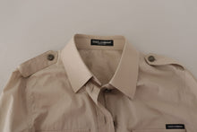 Load image into Gallery viewer, Dolce &amp; Gabbana Elegant Beige Cotton Long Sleeve Shirt
