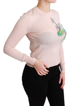 Load image into Gallery viewer, Dolce &amp; Gabbana Silk Blend Floral Embroidered Sweater
