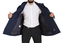 Load image into Gallery viewer, Dolce &amp; Gabbana Elegant Double-Breasted Blue Parka Jacket
