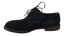 Load image into Gallery viewer, Dolce &amp; Gabbana Elegant Blue Derby Dress Shoes
