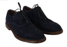 Load image into Gallery viewer, Dolce &amp; Gabbana Elegant Blue Derby Dress Shoes
