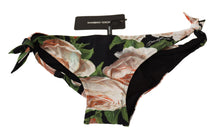 Load image into Gallery viewer, Dolce &amp; Gabbana Elegant Rose Print Bikini Bottom
