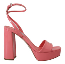 Load image into Gallery viewer, Prada Chic Pink Patent Leather Platform Sandals
