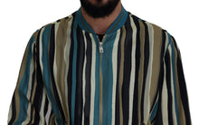 Load image into Gallery viewer, Dolce &amp; Gabbana Multicolor Full Zip Silk Blend Jacket
