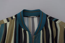 Load image into Gallery viewer, Dolce &amp; Gabbana Multicolor Full Zip Silk Blend Jacket
