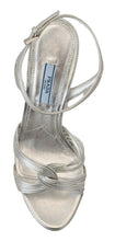 Load image into Gallery viewer, Prada Elegant Silver Stiletto Heels Sandals
