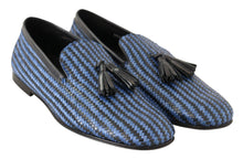 Load image into Gallery viewer, Dolce &amp; Gabbana Elegant Woven Leather Loafers
