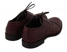 Load image into Gallery viewer, Dolce &amp; Gabbana Elegant Bordeaux Leather Dress Shoes
