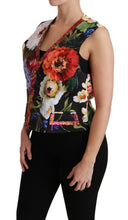 Load image into Gallery viewer, Dolce &amp; Gabbana Multicolor Brocade Floral Sleeveless Vest
