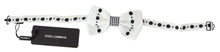 Load image into Gallery viewer, Dolce &amp; Gabbana Elegant White Dotted Silk Bow Tie
