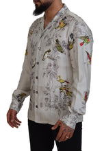 Load image into Gallery viewer, Dolce &amp; Gabbana Elegant Silk Bird Print Casual Shirt
