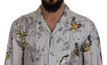 Load image into Gallery viewer, Dolce &amp; Gabbana Elegant Silk Bird Print Casual Shirt
