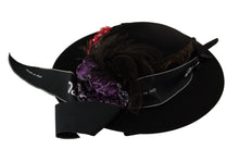 Load image into Gallery viewer, Dolce &amp; Gabbana Elegant Wide Brim Black Hat
