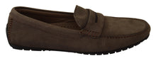 Load image into Gallery viewer, Dolce &amp; Gabbana Elegant Brown Leather Loafers
