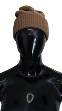 Load image into Gallery viewer, Dolce &amp; Gabbana Elegant Camel Knit Beanie with Fur Accent
