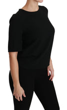 Load image into Gallery viewer, Dolce &amp; Gabbana Elegant Black Stretch Blouse Top
