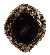 Load image into Gallery viewer, Dolce &amp; Gabbana Elegant Sequined Gold Bucket Hat
