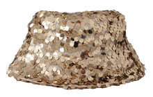 Load image into Gallery viewer, Dolce &amp; Gabbana Elegant Sequined Gold Bucket Hat
