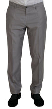 Load image into Gallery viewer, Dolce &amp; Gabbana Elegant Silver Slim Fit Three-Piece Suit
