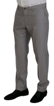 Load image into Gallery viewer, Dolce &amp; Gabbana Elegant Silver Slim Fit Three-Piece Suit
