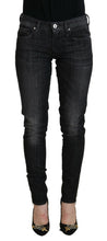 Load image into Gallery viewer, Fiorucci Chic Black Low Waist Skinny Jeans
