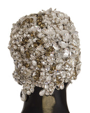 Load image into Gallery viewer, Dolce &amp; Gabbana Elegant Crystal-Encrusted Cloche Hat
