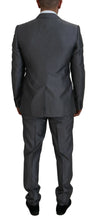 Load image into Gallery viewer, Dolce &amp; Gabbana Elegant Gray Silver Sicilia Suit Ensemble
