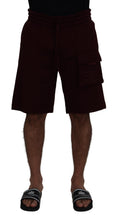 Load image into Gallery viewer, Dolce &amp; Gabbana Maroon Bermuda Cargo Men Shorts
