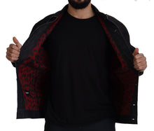 Load image into Gallery viewer, Dolce &amp; Gabbana Elegant Black Denim Jacket
