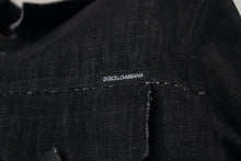 Load image into Gallery viewer, Dolce &amp; Gabbana Elegant Black Denim Jacket
