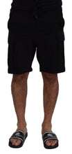 Load image into Gallery viewer, Dolce &amp; Gabbana Elevate Your Summer: Classic Black Bermuda Shorts
